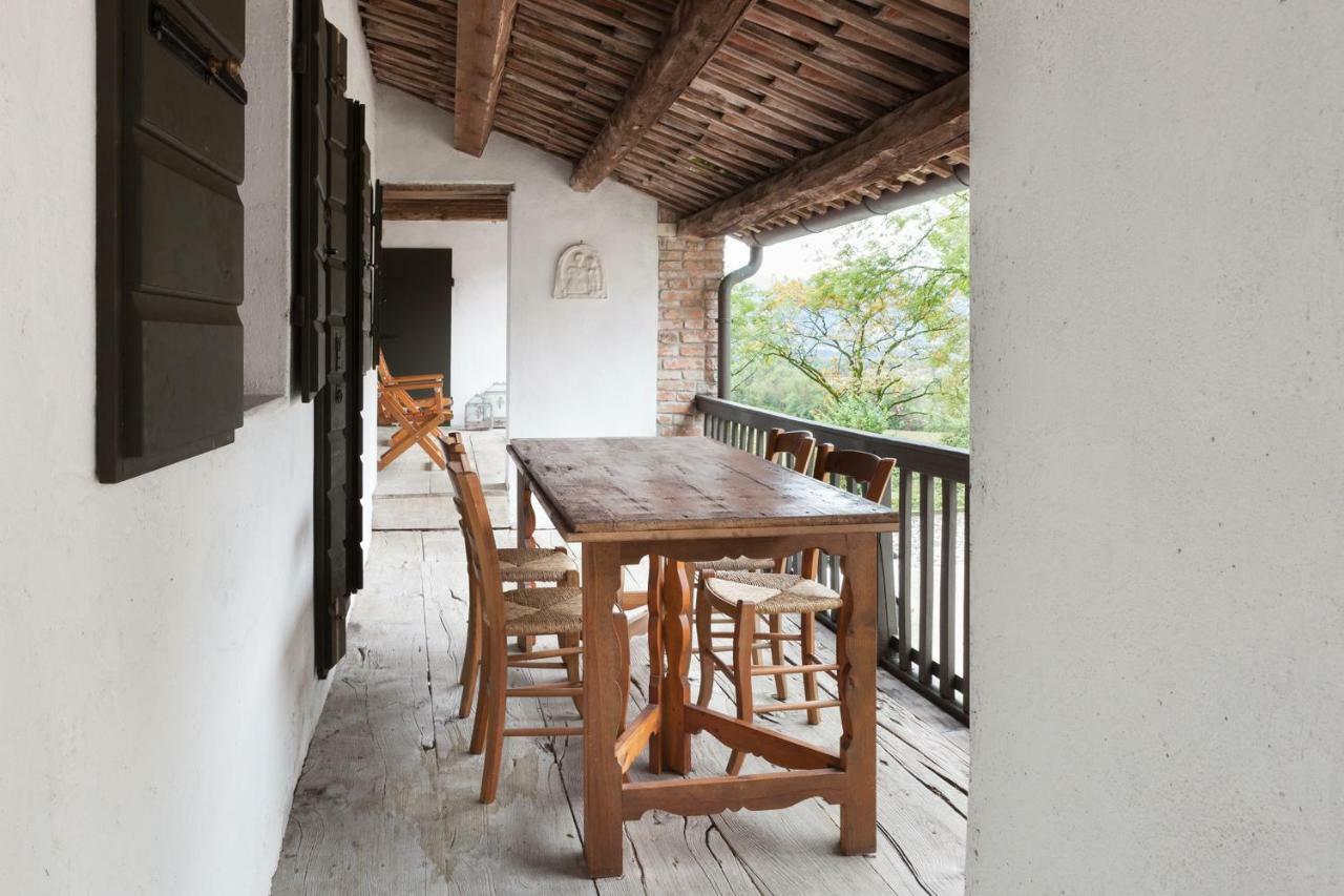 Ferienwohnung Colvago La Corte Spectacular Ancient Country House Santa Giustina  Exterior foto